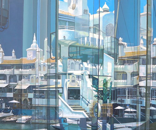 Glasport by Sergej Sologub, Painting for Sale on Select