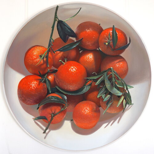 Tangerines by Sergej Sologub, Painting for Sale on Select