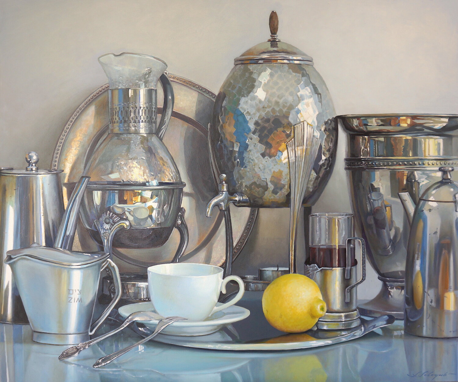 Silbernes Licht Sergej Sologub Original painting for sale