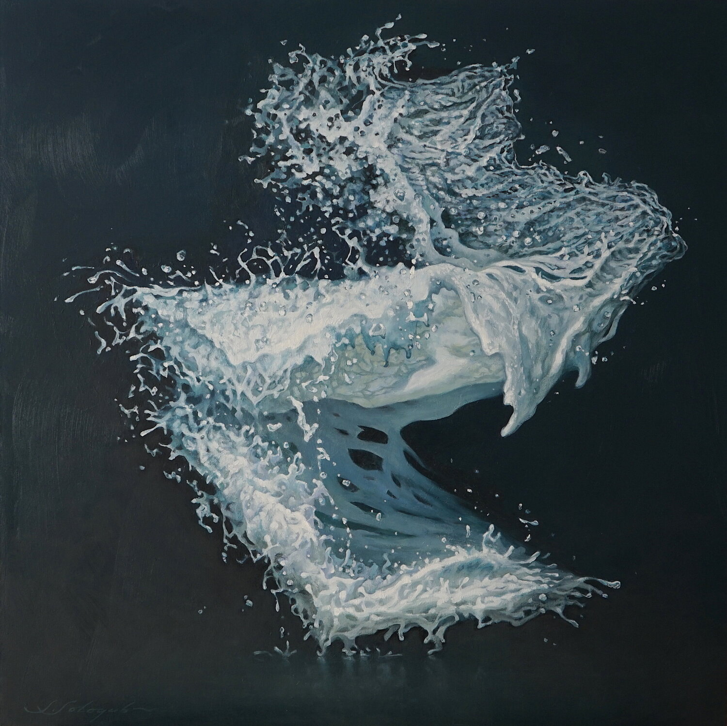 Gravity Sergej Sologub Original painting for sale