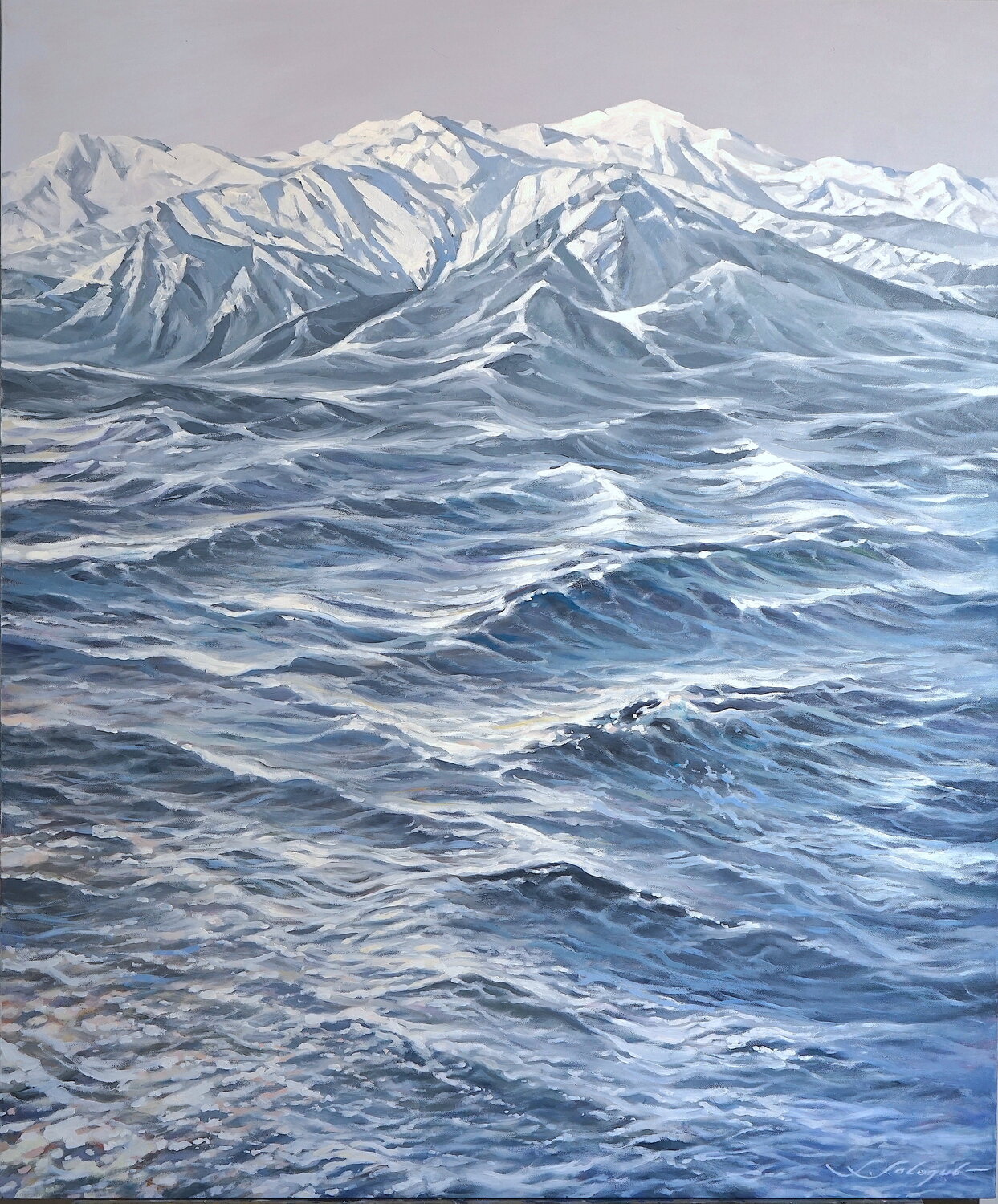 Cool Water Sergej Sologub Original painting for sale