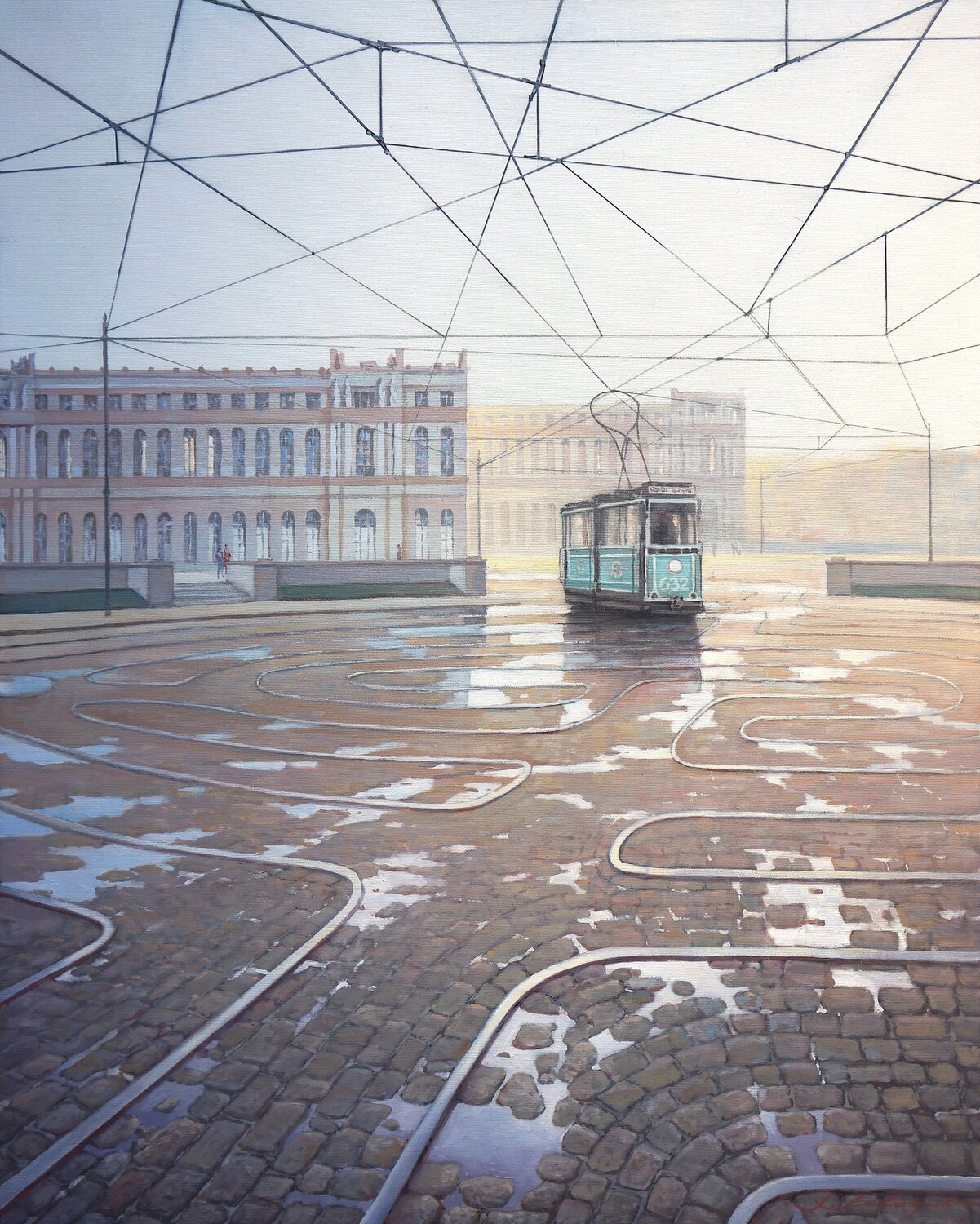 Labyrinth Sergej Sologub Original painting for sale