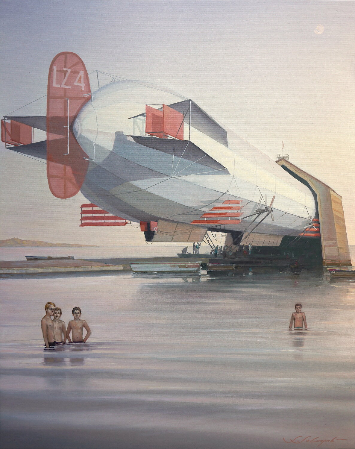 LZ 4 Sergej Sologub Original painting for sale