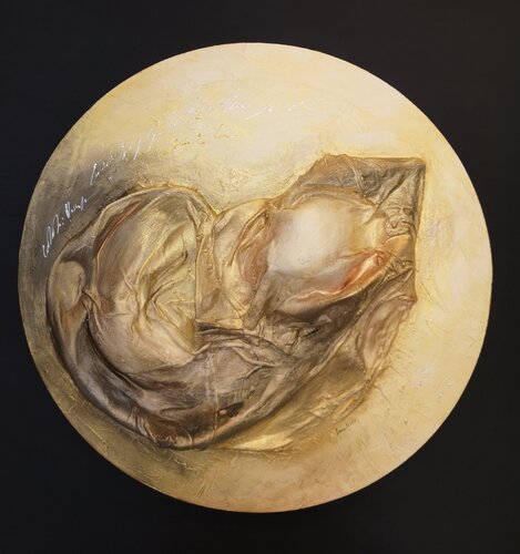 Luna oro by Ivana Urso, Painting for Sale on Select