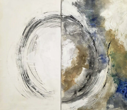 Oltre il cerchio by Ivana Urso, Painting for Sale on Select