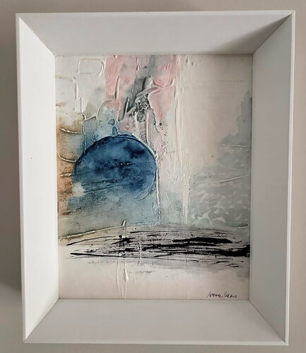 Dove finisce la terra by Ivana Urso, Painting for Sale on Select