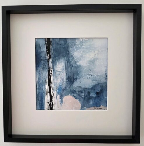Respiro del blu II – Memorie d'acqua by Ivana Urso, Painting for Sale on Select