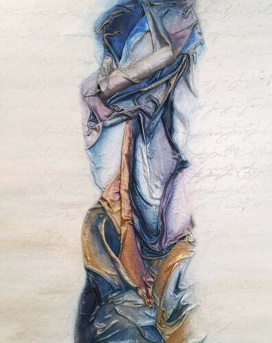 Segno/ piega by Ivana Urso, Painting for Sale on Select