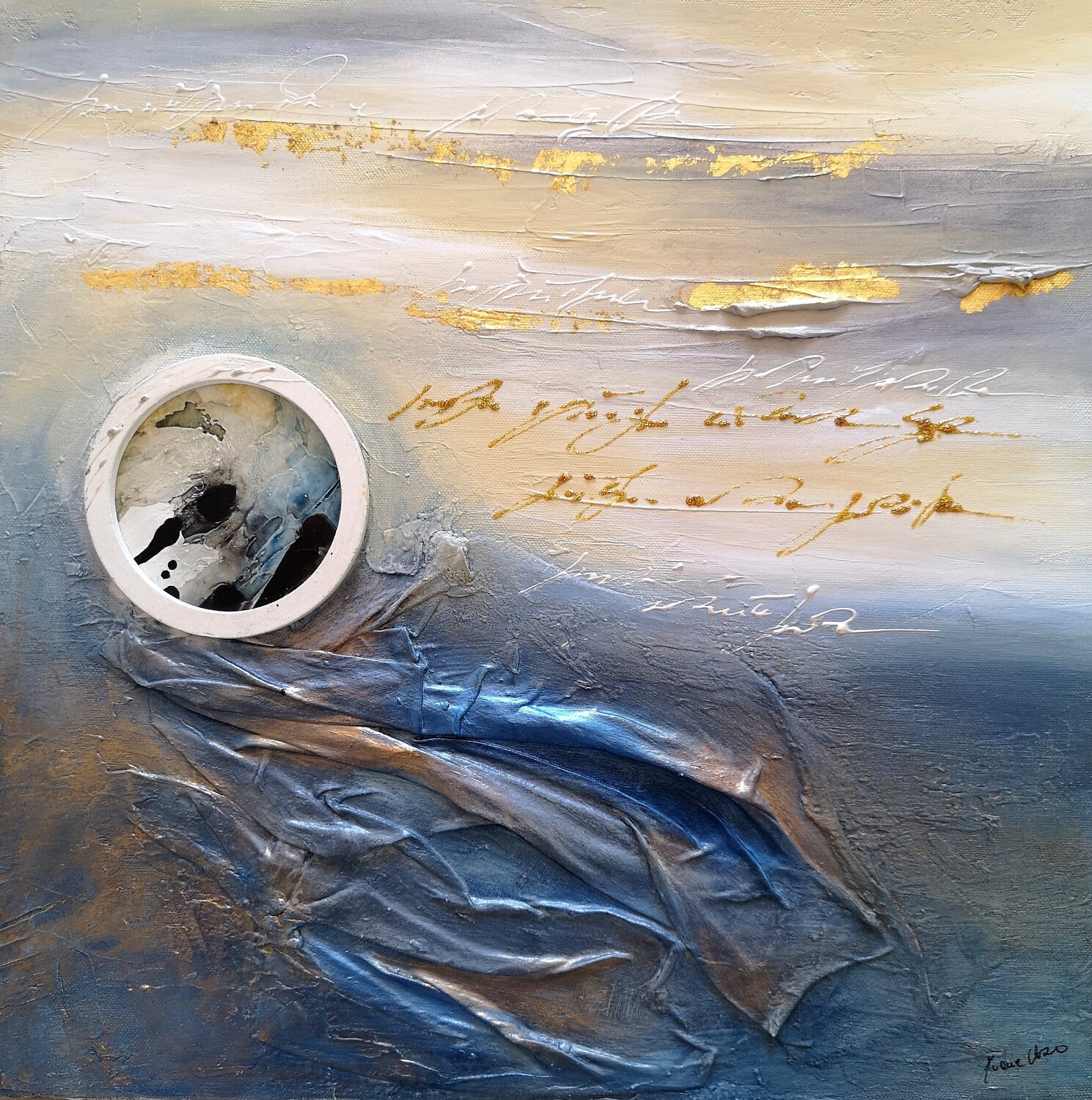 Fase lunare I Ivana Urso Original painting for sale