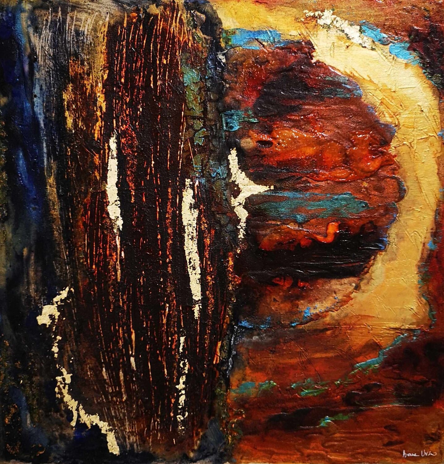 Memorie sottoterra Ivana Urso Original painting for sale
