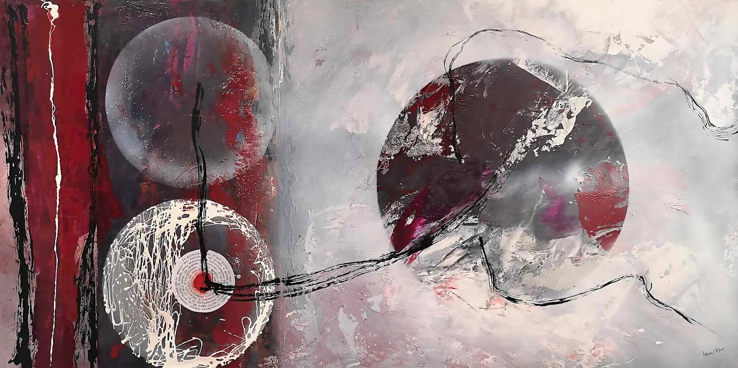 Mondi opposti Ivana Urso Original painting for sale