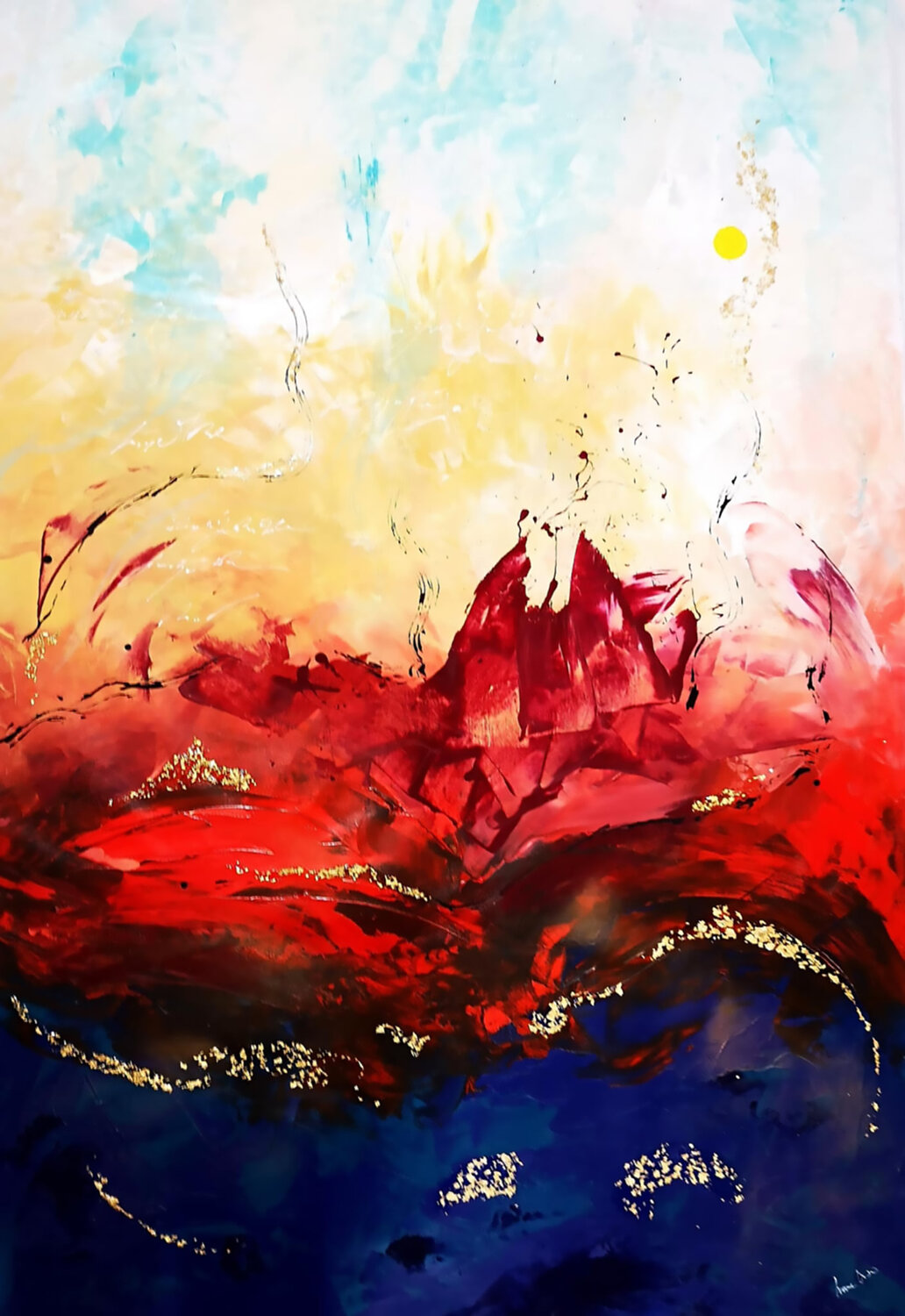 Oltre l'invisibile Ivana Urso Original painting for sale