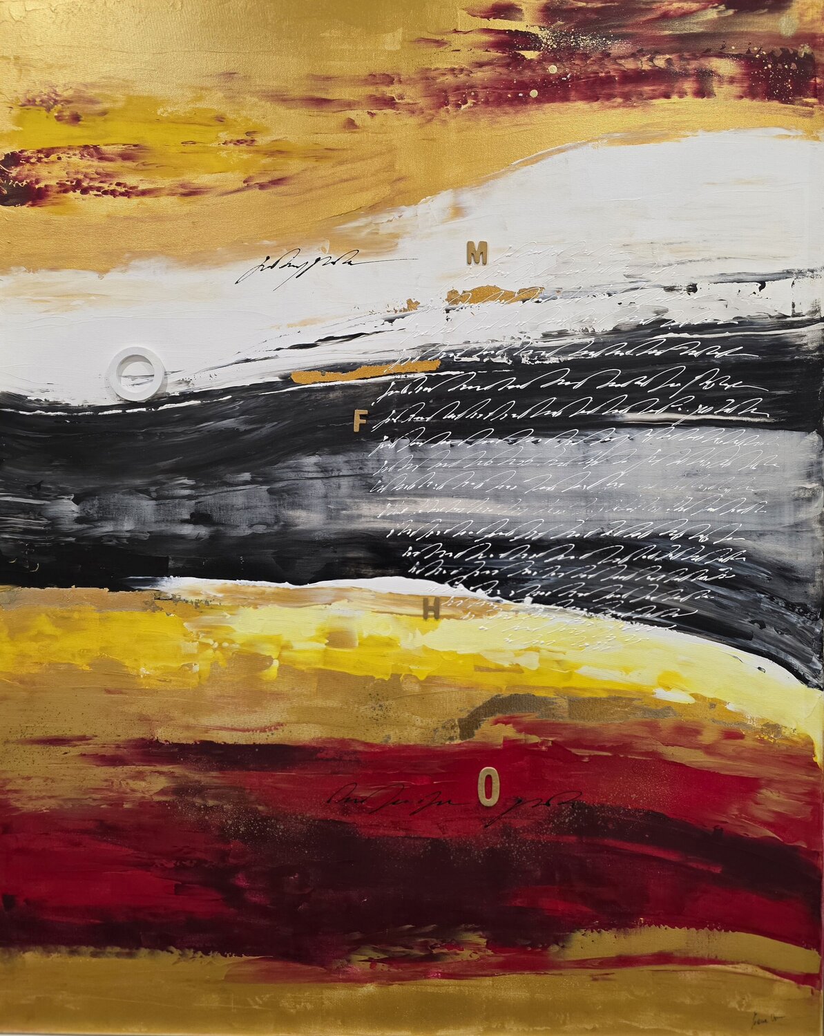 Segno-Gesto Ivana Urso Original painting for sale