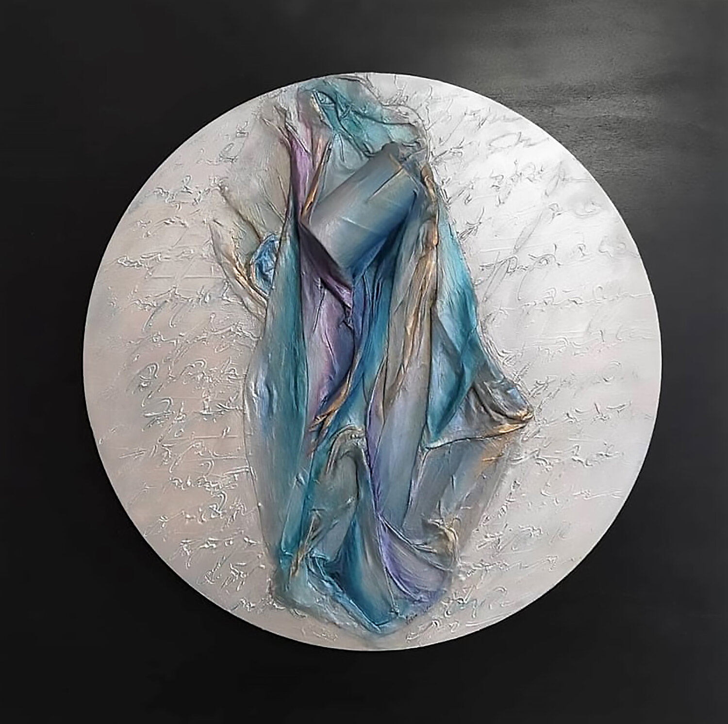 Moon: Pieghe,linee,parole Ivana Urso Original painting for sale