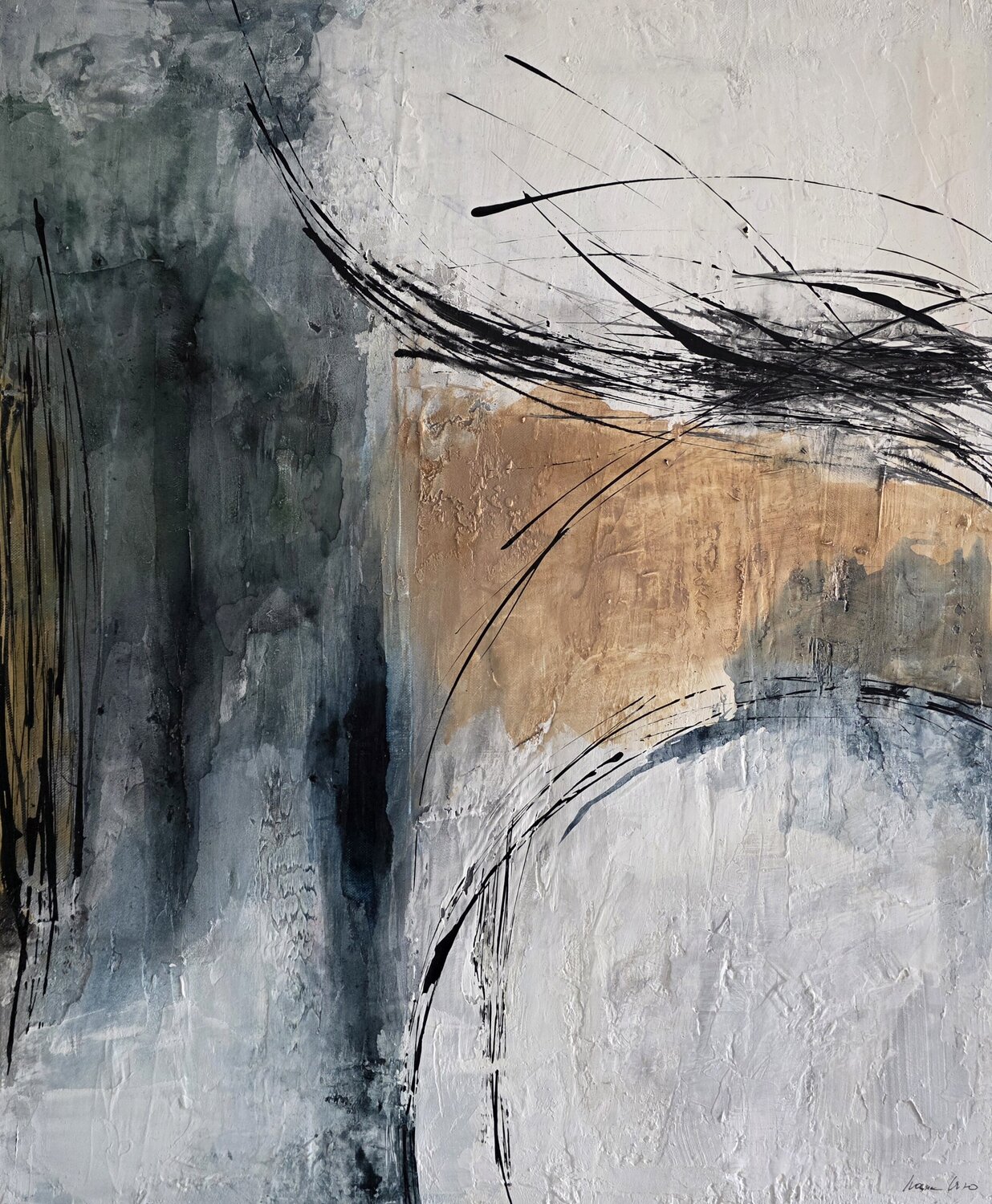 Attraverso il vuoto Ivana Urso Original painting for sale