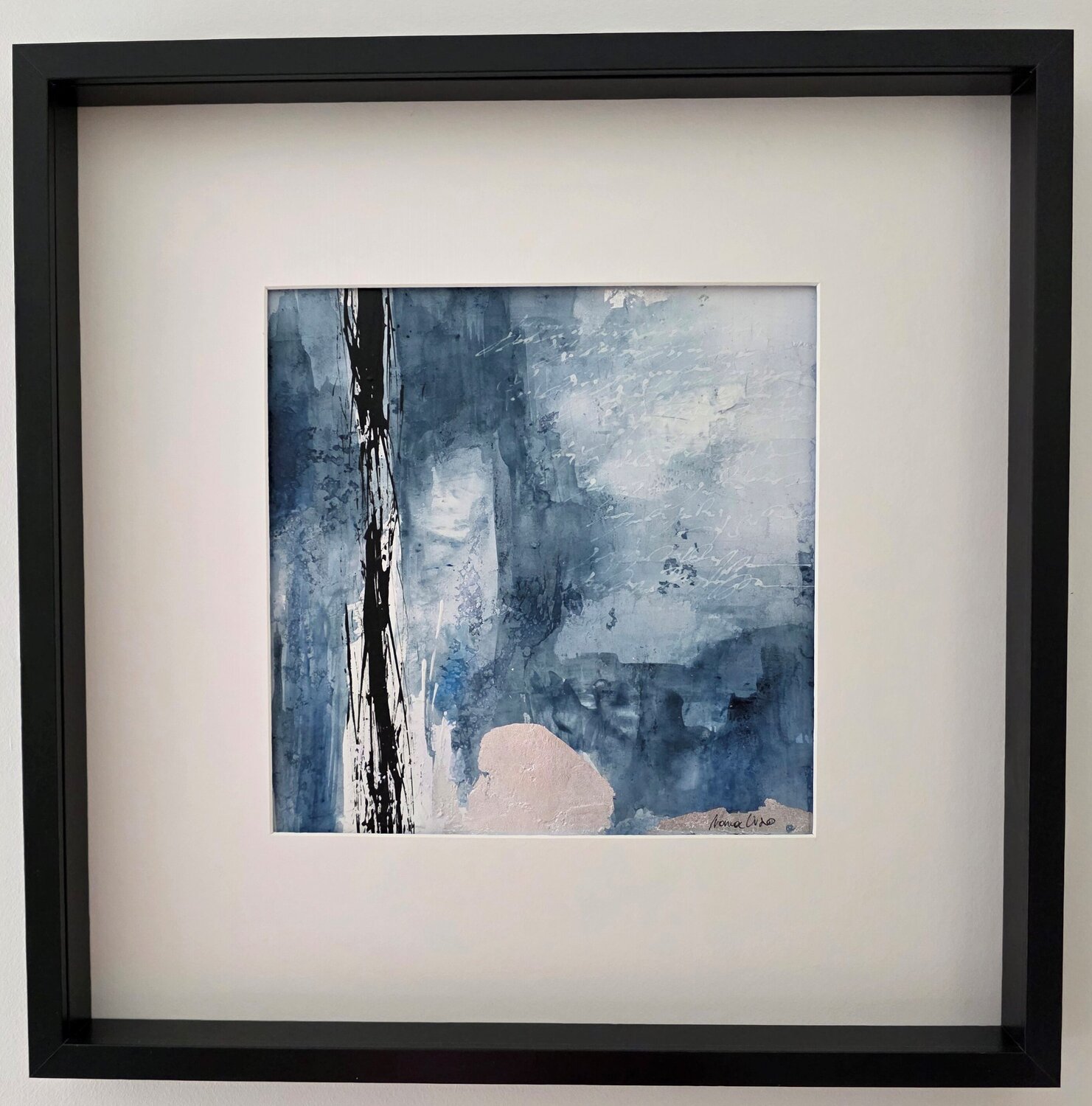 Respiro del blu II – Memorie d'acqua Ivana Urso Original painting for sale
