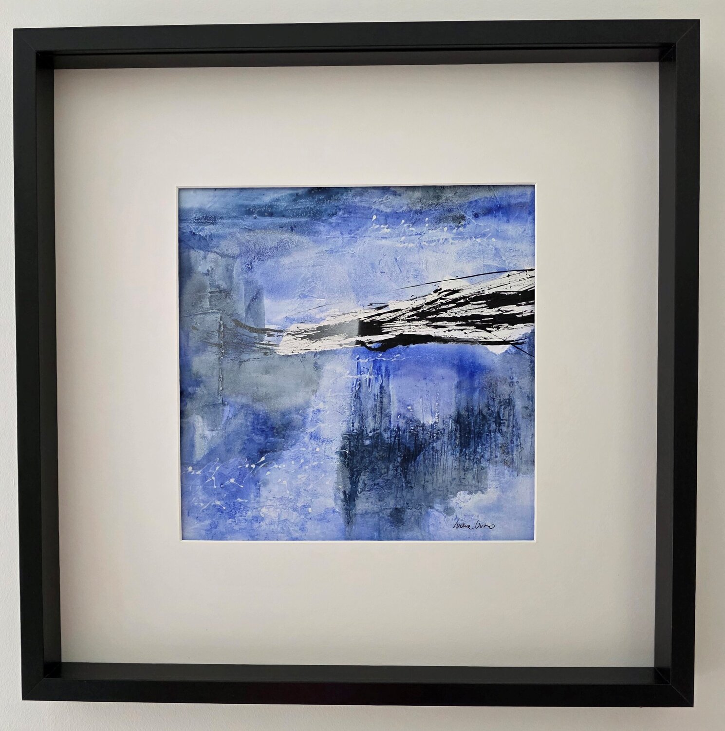 Respiro del Blu I -  Oltre l'Orizzonte Ivana Urso Original painting for sale