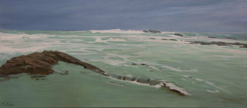 Tormenta en Biarritz by Karen Kruse, Painting for Sale on Select