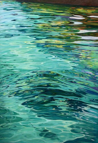El agua y la luz by Karen Kruse, Painting for Sale on Select