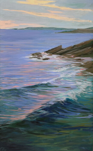 La hora solitaria by Karen Kruse, Painting for Sale on Select