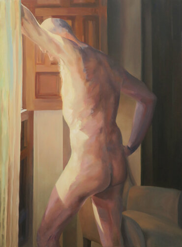 El silencio de Raúl by Karen Kruse, Painting for Sale on Select