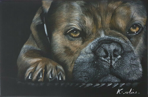 J'me "pause" by K-roline, Painting for Sale on Select