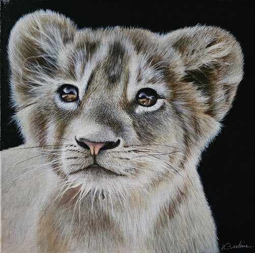 Tu as tout d'un grand by K-roline, Painting for Sale on Select