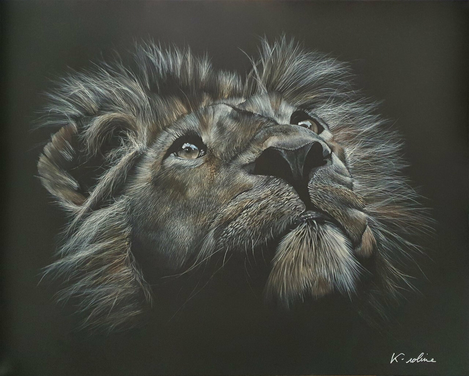 J'vois loin K-roline Original painting for sale