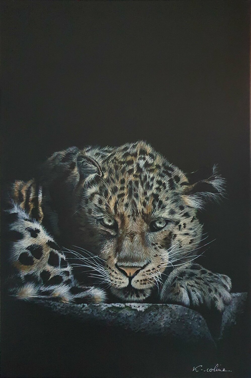 Je te vois K-roline Original painting for sale