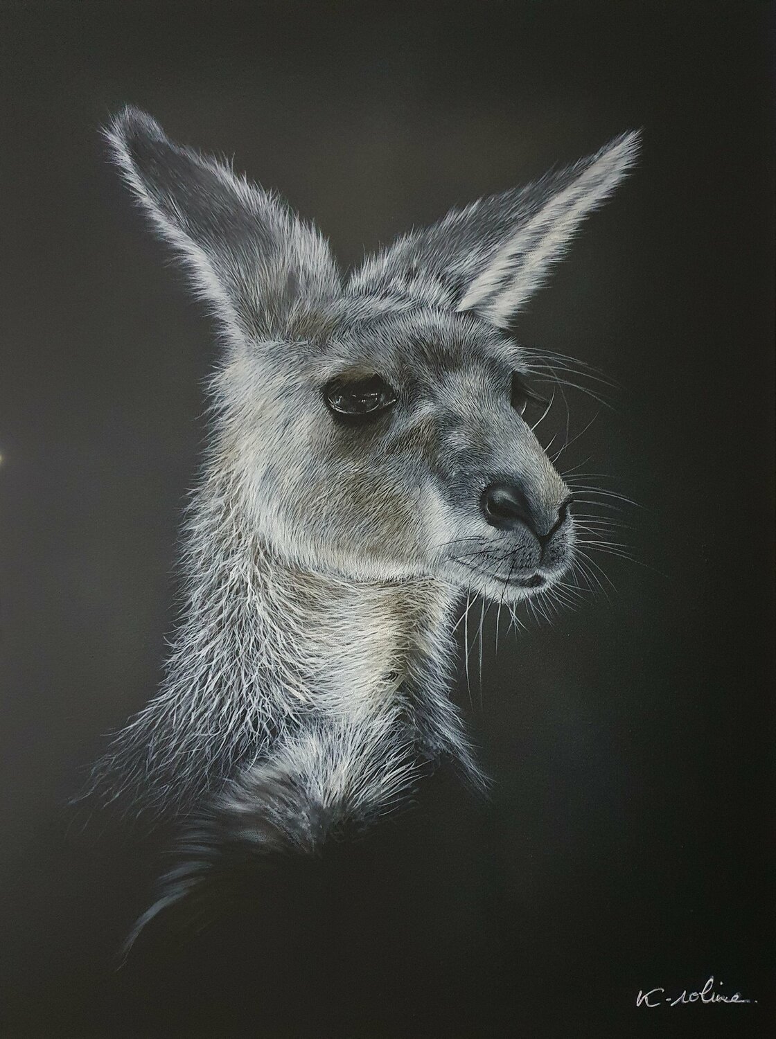This is in the pocket K-roline Original painting for sale