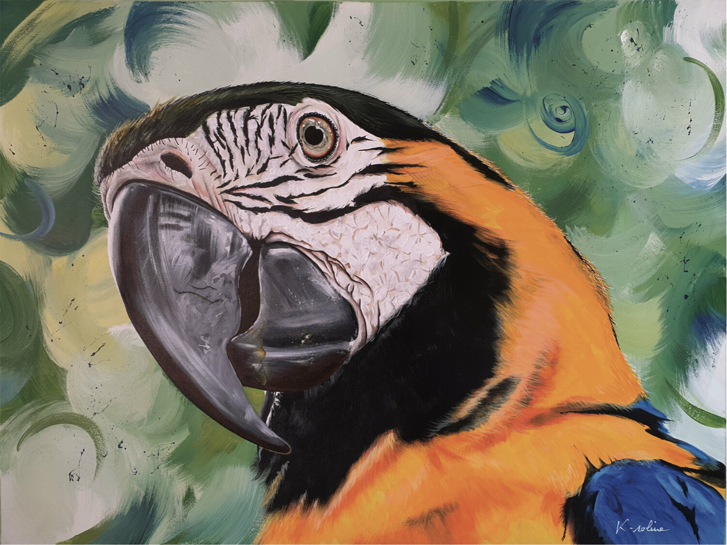 C'est MOA le plus beau K-roline Original painting for sale