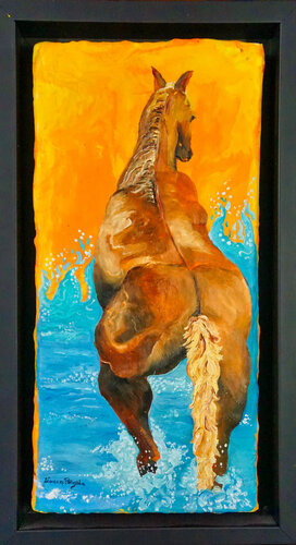Noon Day Swim by Linnea Pergola, Painting for Sale on Select
