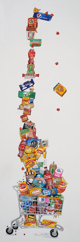 I Only Went To The Store For Milk by Linnea Pergola, Painting for Sale on Select