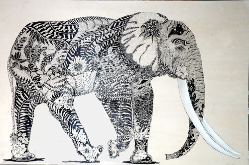 Enchanted Elly by Linnea Pergola, Drawing for Sale on Select