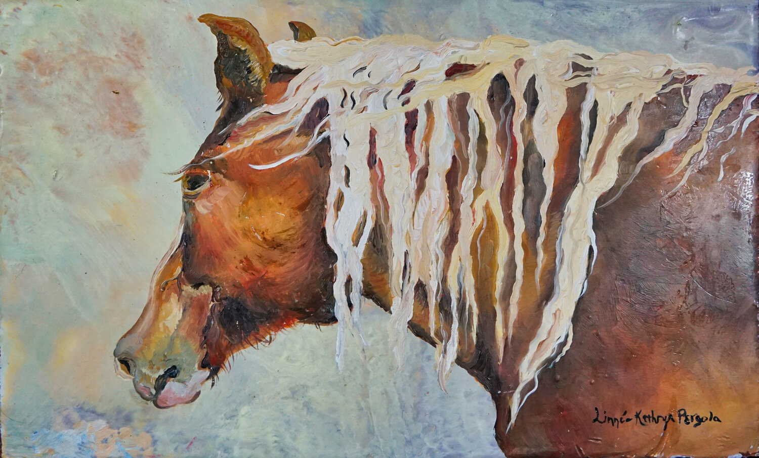 Farrah Linnea Pergola Original painting for sale