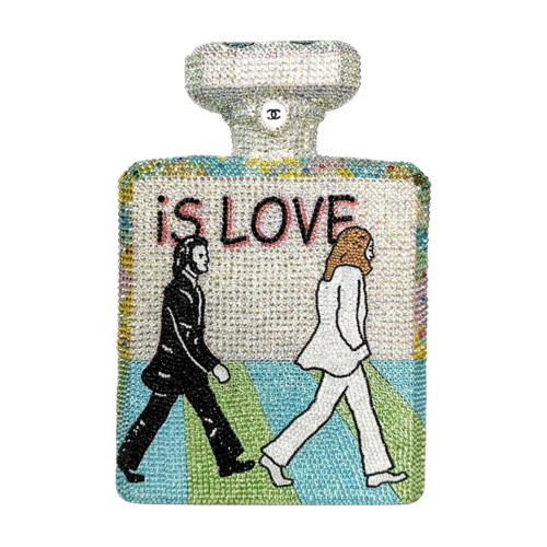 Chanel is Love - Original Swarovski Sculpture by Gardani, Sculpture for Sale on Select