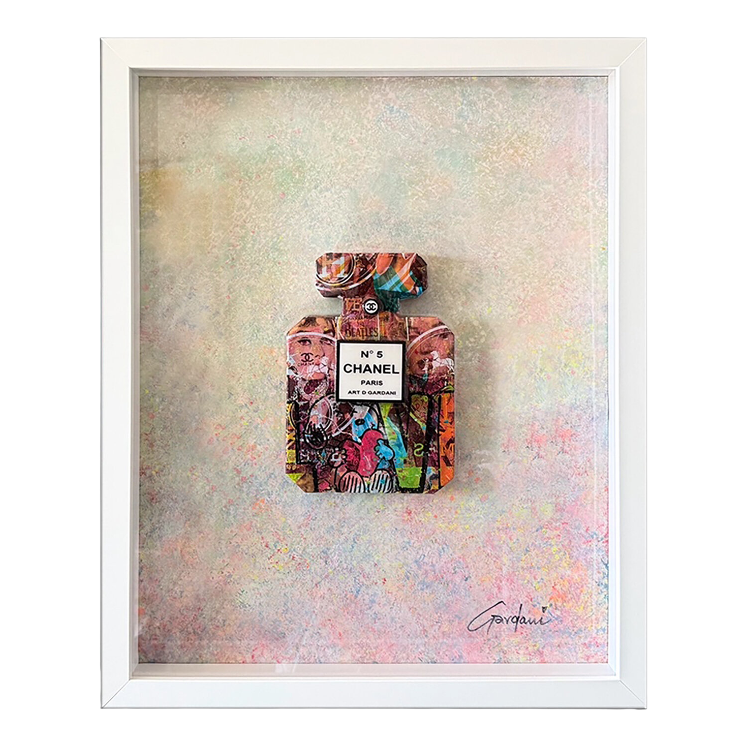 Chanel N5 Fragile  – Original 3D Sculpture Gardani Sculpture for sale