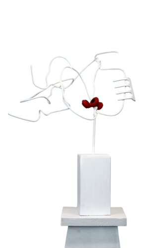 FACES, IL BACIO by Lele De bonis, Sculpture for Sale on Select