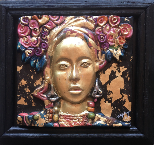 Sculpture Golden Ula S by Cinthya Picazo, Sculpture for Sale on Select
