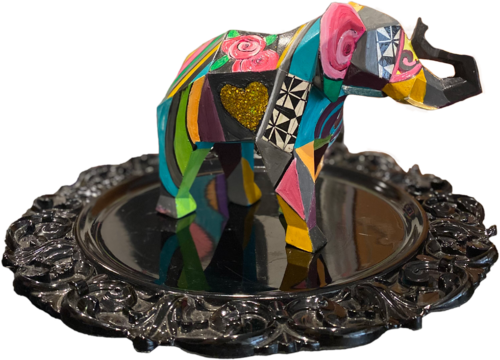 Elephant 🐘 totem (Abundance) by Cinthya Picazo, Sculpture for Sale on Select