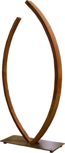 EMBRACE, weathered steel by Jennifer Asher, Sculpture for Sale on Select