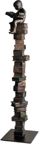 ***Bookworm VI*** by Yuriy Kraft, Sculpture for Sale on Select