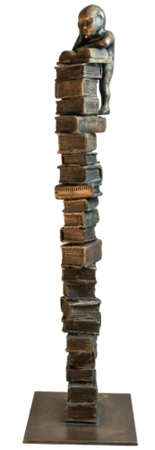 "Bookworm X" by Yuriy Kraft, Sculpture for Sale on Select