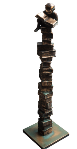 "Bookworm XI" by Yuriy Kraft, Sculpture for Sale on Select