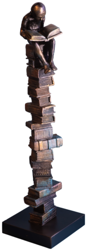 ***Bookworm XII*** by Yuriy Kraft, Sculpture for Sale on Select