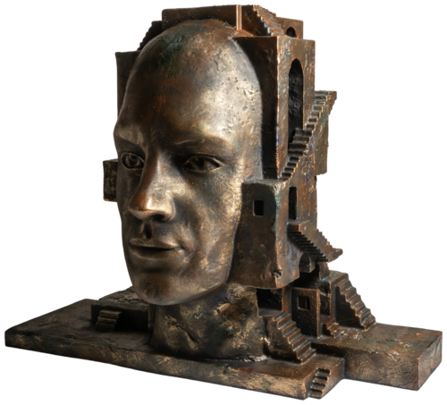 "Labyrinths of the Mind" by Yuriy Kraft, Sculpture for Sale on Select