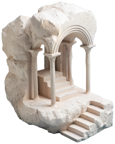 "Lost Sanctuary" by Yuriy Kraft, Sculpture for Sale on Select