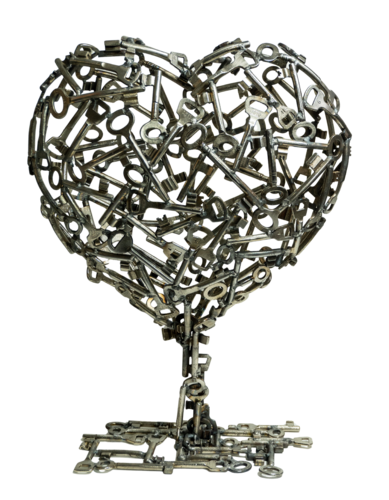 "The Key to the Heart" by Yuriy Kraft, Sculpture for Sale on Select