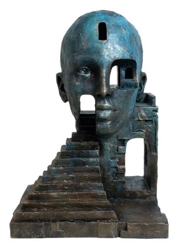 "Architect of Thoughts II" by Yuriy Kraft, Sculpture for Sale on Select