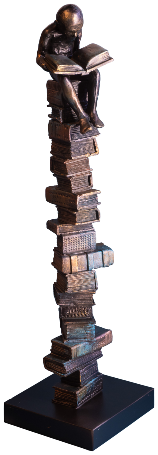 ***Bookworm XII*** Yuriy Kraft Sculpture for sale